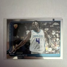 Topps 2025-26 Chrome Sion James #283 Charlotte Hornets Rookie NBA