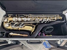 Jupiter JAS-700L Alto Saxophone Eb Gold Lacquer Brass High F w/ Case