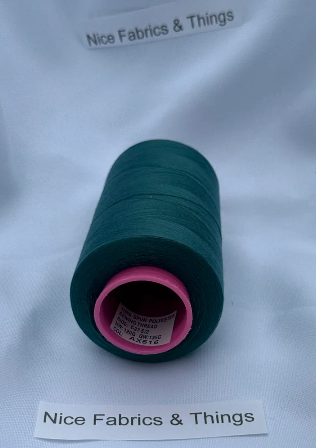 50 Spools -Turquoise AX516 Multi Purpose Sewing Thread - Image 3 of 3