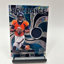 2022 Panini Spectra #BRL-RW1 Russell Wilson Neon Blue Brilliance Patch /60