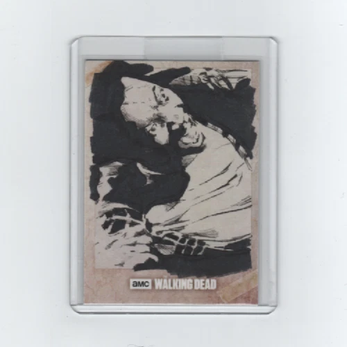 ウォーキングデッドエイブラハムメダリオン＆スケッチカード Walking Dead with Sketch Collectable Trading Cards for sale | eBay