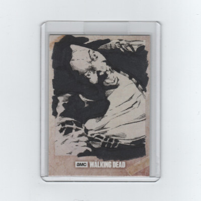 WALKING DEAD EVOLUTION NOAH SKETCH CARD BY ACCLAIMED ARTIST ROB TERANISHI  1/1!!