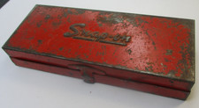 Vintage Snap On Kra222 Empty 14 Dr Red Metal Small Box 6 X 2-12 X 1-14