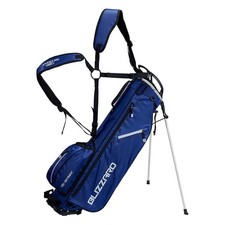 Image of Skymax Blizzard Lightweight Stand Carry Golf Bag - 4-Way Divider - Black / Blue