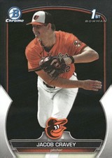 2023 Bowman Draft #BDC-189 Jacob Cravey Chrome