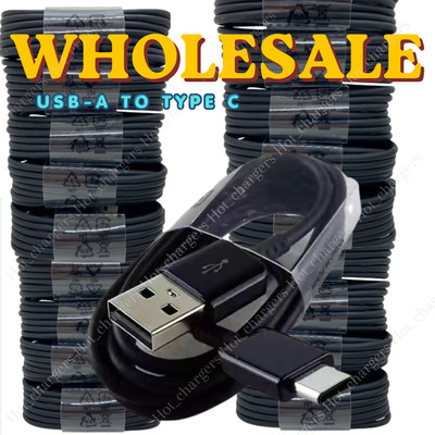 100X Bulk Lot Type C Charger Cable USB C Fast Charging Cord For Samsung Android