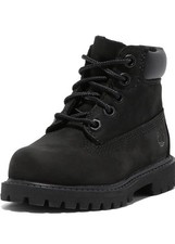 Size 5W Timberland Grade School Premium 6inch Waterproof Boot Black NEW