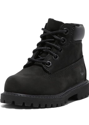 Size 5W Timberland Grade School Premium 6inch Waterproof Boot Black *NEW*