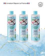 Balea DM Natural Beauty Shampoing Hibiscus Lait Coco Bio Vegan 400ml x3 FLACONS