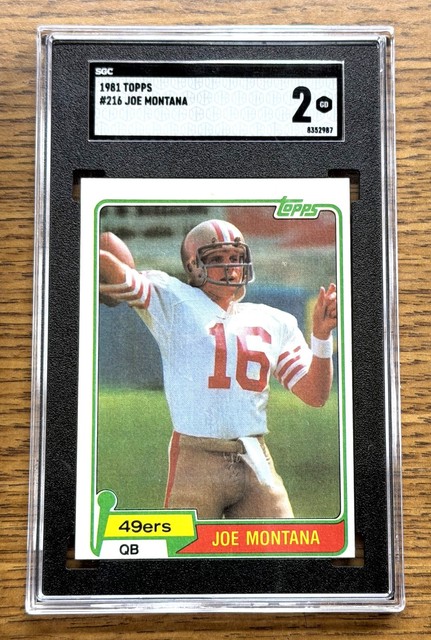 Joe Montana 1981 Topps