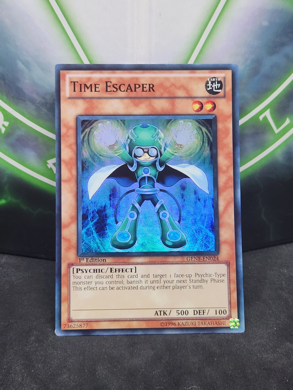 Yugioh Time Escaper GENF-EN024 Super Rare 1st Edition NM