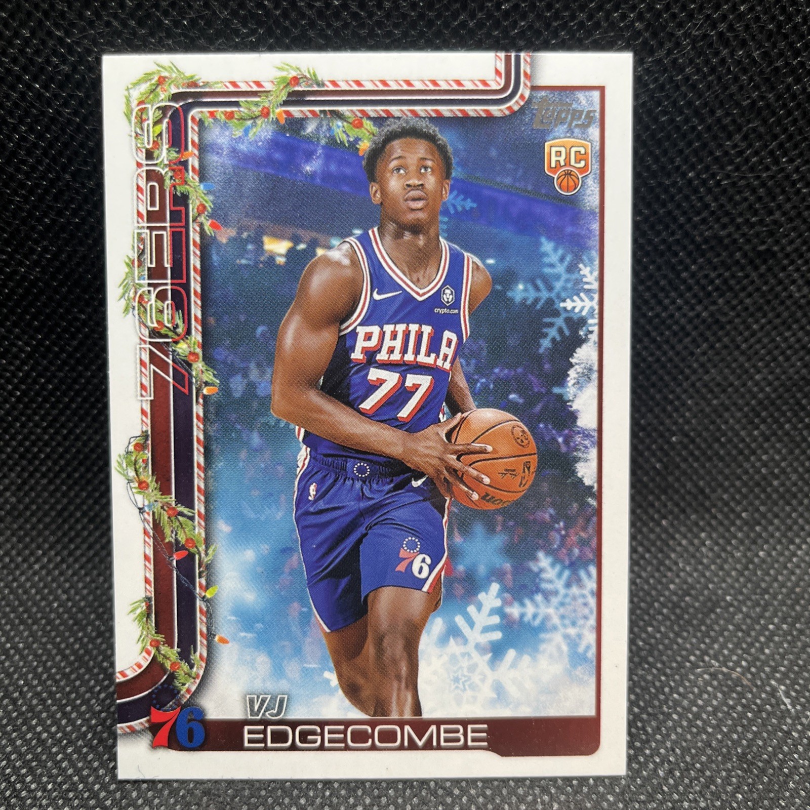 💎2025-26 Topps Holiday Basketball #H163 VJ Edgecombe RC - 76ers