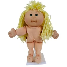 1996 Mattel CPK Cabbage Patch Kids OlympiKids Blonde Hair Blue Eye Doll