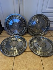 1980-1992 Cadillac Devillefleetwood Brougham Hubcaps Set Of 4 Nice 1980-1992 Cadillac Devillefleetwood Brougham Hubcaps Set Of 4 Nice