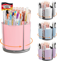 Drehbarer Stiftehalter 9 FäCher Organizer FüR BüRo Und Schule, GroßE KapazitäT