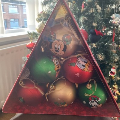 Disney Christbaumkugeln Set X6 Mickey & Friends 