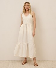 Pact All Dresses Skirts Women'S Canopy Linen Blend Easy Tank Dress X-Large ...