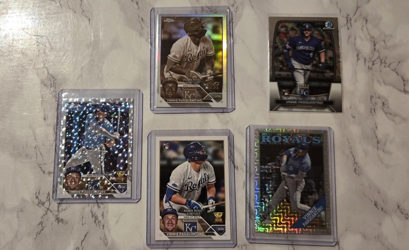 Vinnie Pasquantino Rookie Card Lot (5) Kansas City Royals