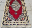 Rare Hand Knotted Vintage Tribal Jaipuri Wool Area Rug 4.0 x 2.1 Ft — photo 5