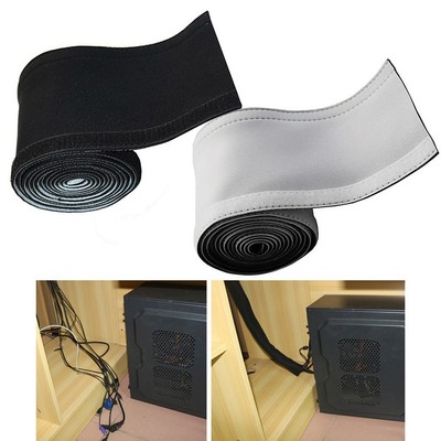 Flexible Draht Organizer Hülle mit Neopren Design für mehrere Kabel