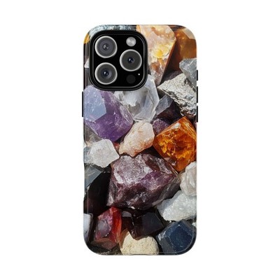 Phone Ink - iPhone | Galaxy | Pixel Case - Crystal Stone Rocks Pebbles