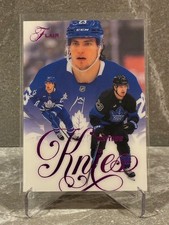 2025-26 Upper Deck Flair Backcheck Matthew Knies /199 #125