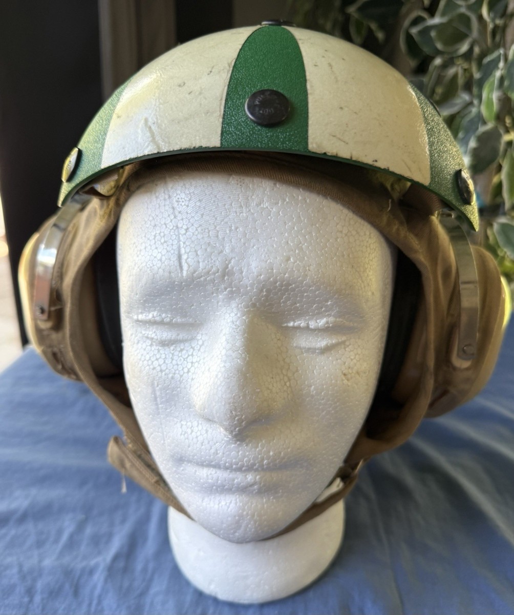 US Navy Green Flight Deck Crewman's Impact Resistant Helmet