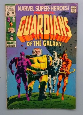 Marvel Super-Heroes #18 VG- 1st Guardians of the Galaxy Marvel 1968