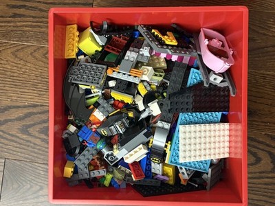 Lego 2x2 Storage Box Brick Red +5 lb Random Nice! Legos. Bulk Lego Pieces