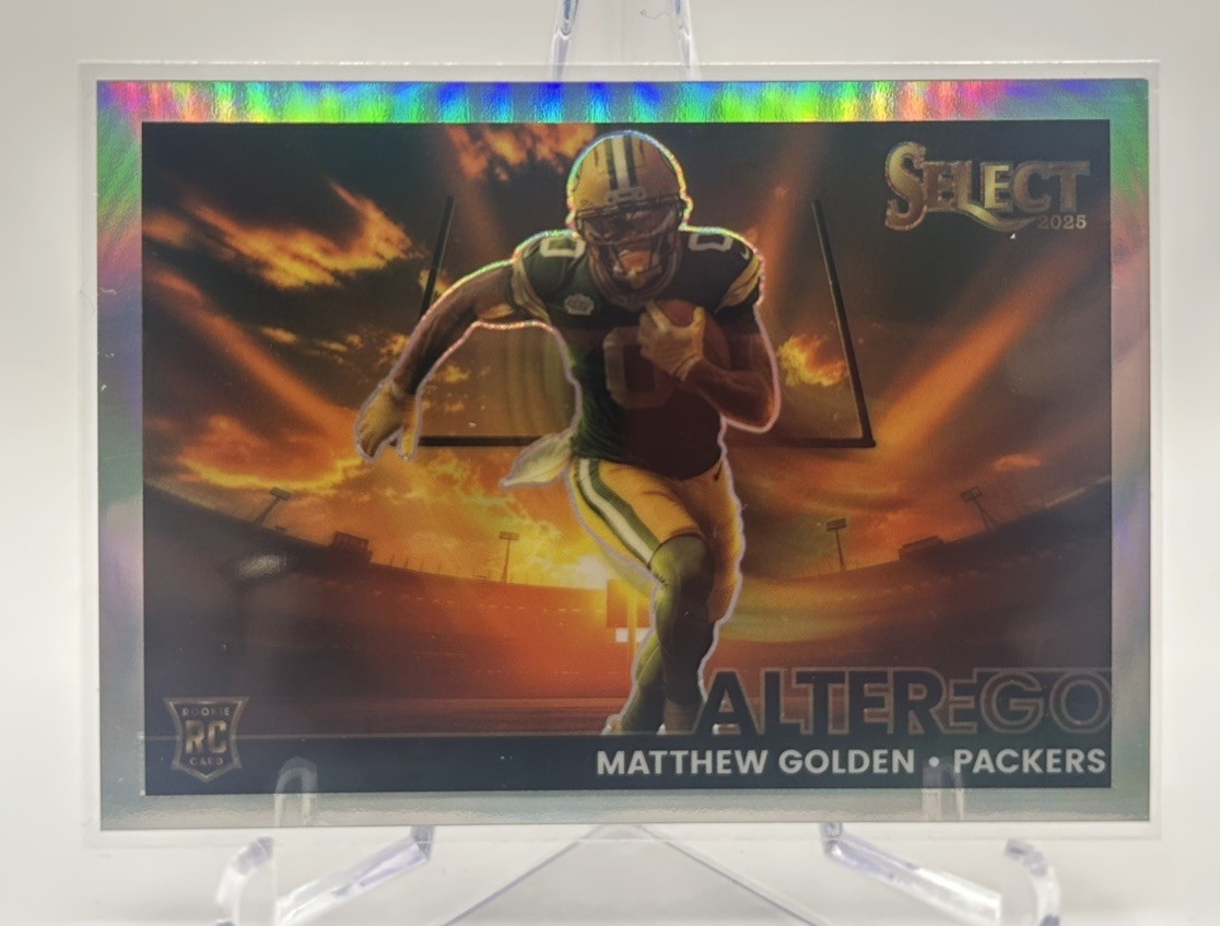 2025 Panini Select #22 Matthew Golden Rookie Alter Ego Case Hit