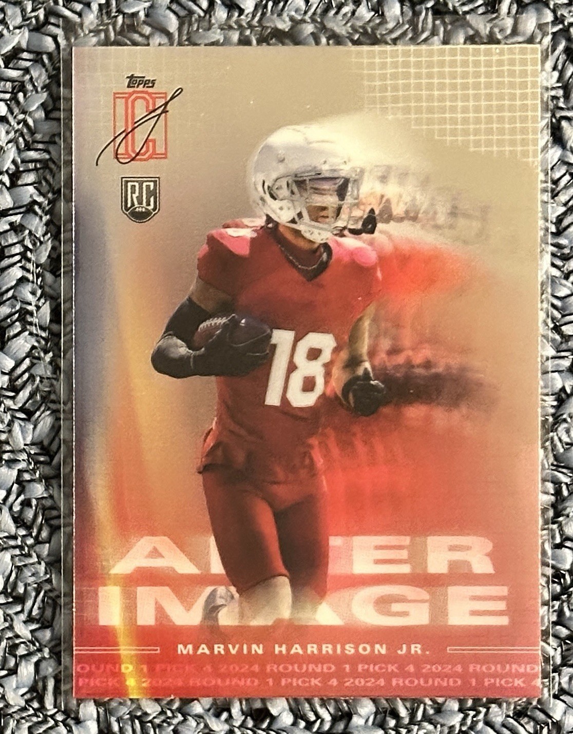 2024 Topps Signature Class After Image #AI-18 Marvin Harrison Jr. RC - Cardinals