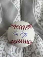 NICK KURTZ WAKE FOREST Oakland A’s SIGNED RAWLINGS OMLB BASEBALL BAS BECKETT