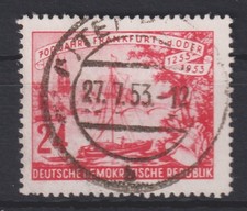 AF998) DDR Nr. 360 XI PF I gestempelt Befund Dr. Ruscher BPP Michel 100 Euro