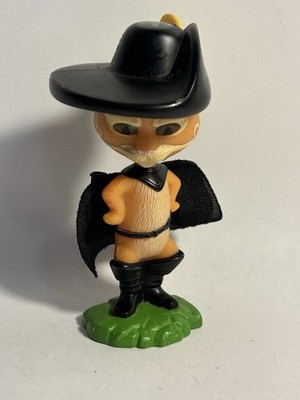 2004 Puss N Boots Bobblehead  Burger King Shrek 2 Dreamworks Animation Comedy