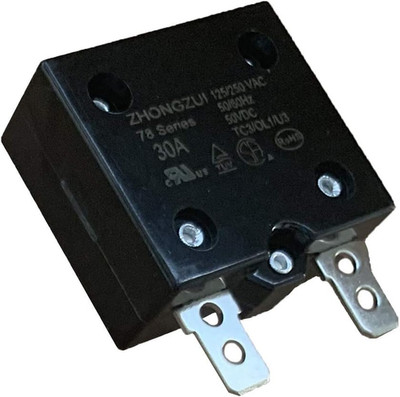 30A 125/250VAC 50/60Hz 50VDC Automatic Reset Relay Fuse, Therma Switch Circuit B