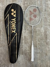 Image of YONEX badminton racquet Astrox Attack 9 white Strung Badminton Racquet With CASE