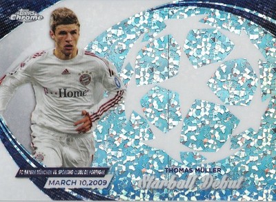 Thomas Muller Topps Chrome UCL Starball Debut #SD-1 NM Soccer Card