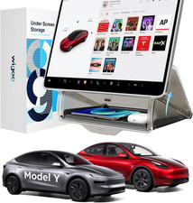 Tesla Model Y Juniper under Screen Storage Box Hidden Design  Stable Installat