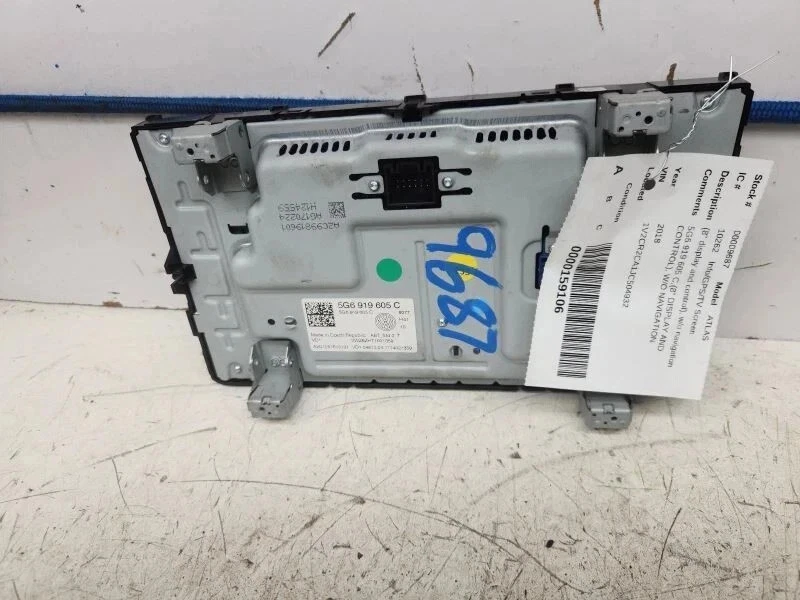 2018-2023 Volkswagen VW Atlas 8.0" Information Touch Screen Display 5G6919605C - Image 2 of 4