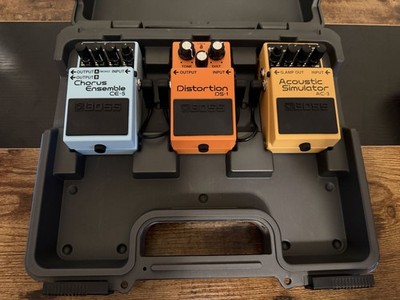 BOSS AC-3 Acoustic Simulator DS-1 Distortion CE-5 Chorus Ensemble Guitar Pedals