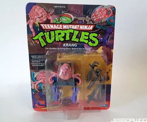 vintage new Krang action figure Teenage Mutant Ninja Turtles by Playmates TMNT
