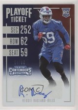 2016 Panini Contenders Playoff Ticket 54/99 Reggie Ragland #178 Auto 9x7