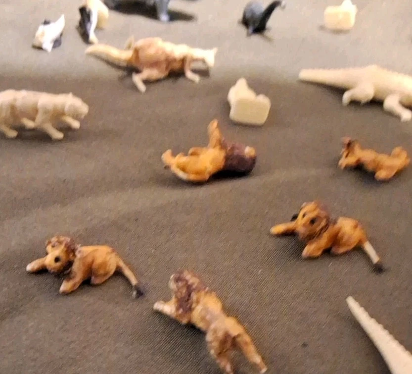 Airfix Zoo Animals HO lote mixto mono elefante hipopótamo león oso caimán pingüino Foto 4 de 4