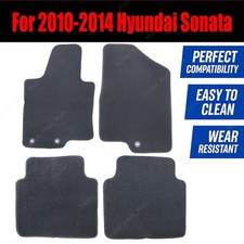 Buy 3Pc Premium Quality Hyundai Sonata 2021-2025 Fitting Carpet Floor Mats Jet Black Perfect Fit 11821600