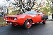 1971 Plymouth Cuda Tor-red Poster 24 X 36 Inches Sweet