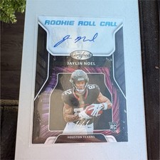 2025 Panini Certified Jaylin Noel Rookie Roll Call 1/1 Autograph Houston Texans