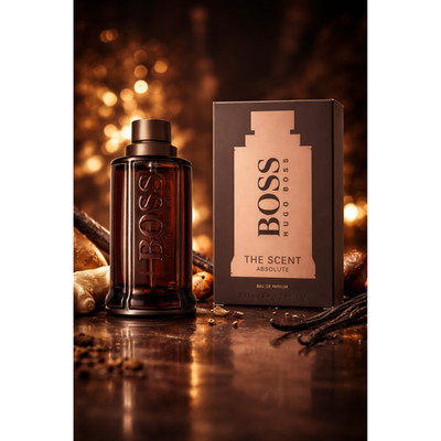 Empty Hugo Boss The Scent Absolute 100ml EDP Glass Bottle Collectible Decor Gift