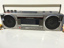 National RX-FM30F Boombox Cassette Player Radio Tape Recorder GhettoBlaster