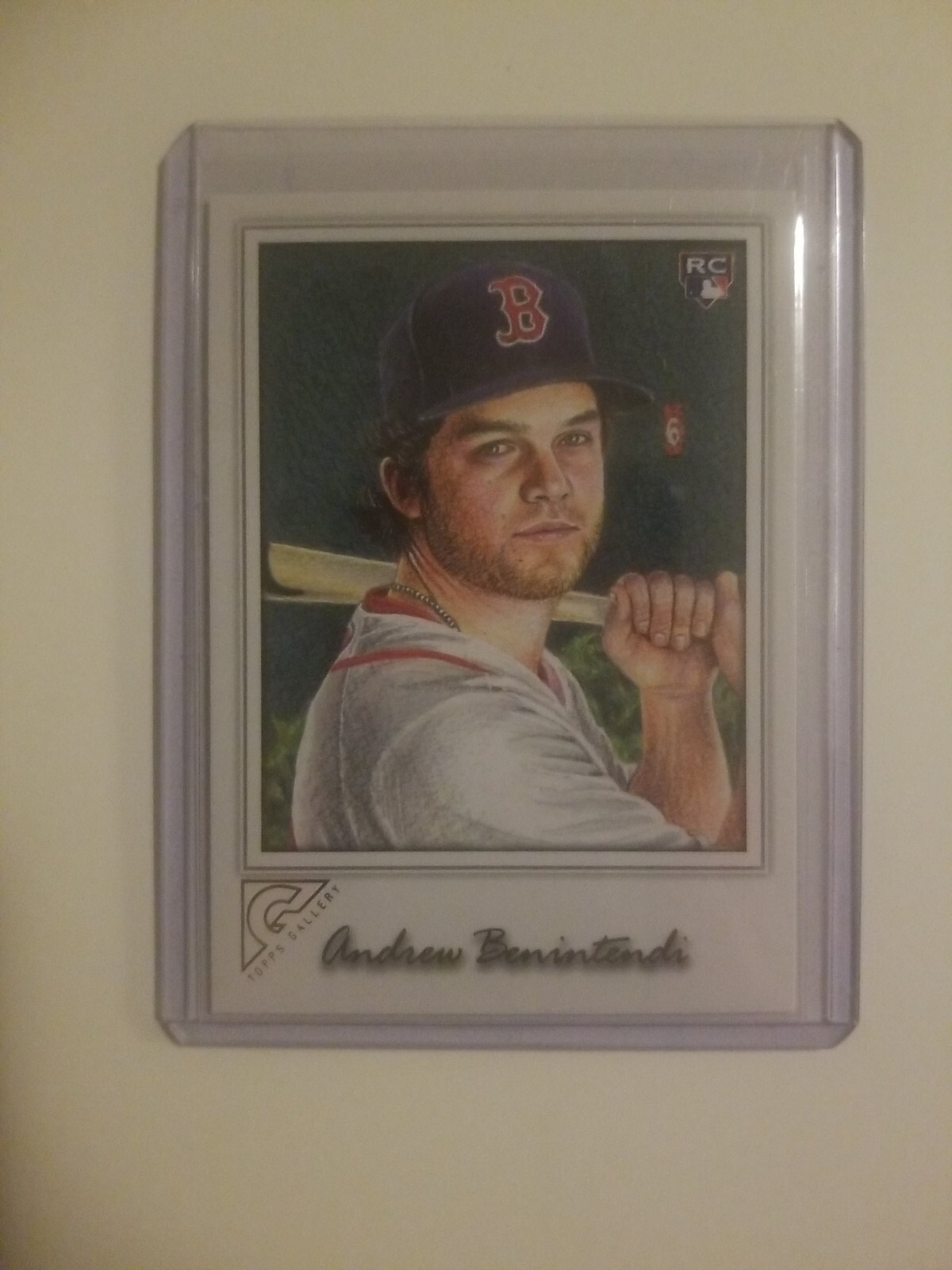 2017 TOPPS GALLERY ANDREW BENINTENDI ROOKIE CARD # 126 - Boston Red S0x ...