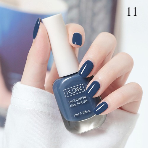10ml Tearable Nail Polish Quick-drying Nail Varnish Gel Solid Color Waterproof/a - Imagen 20 de 25